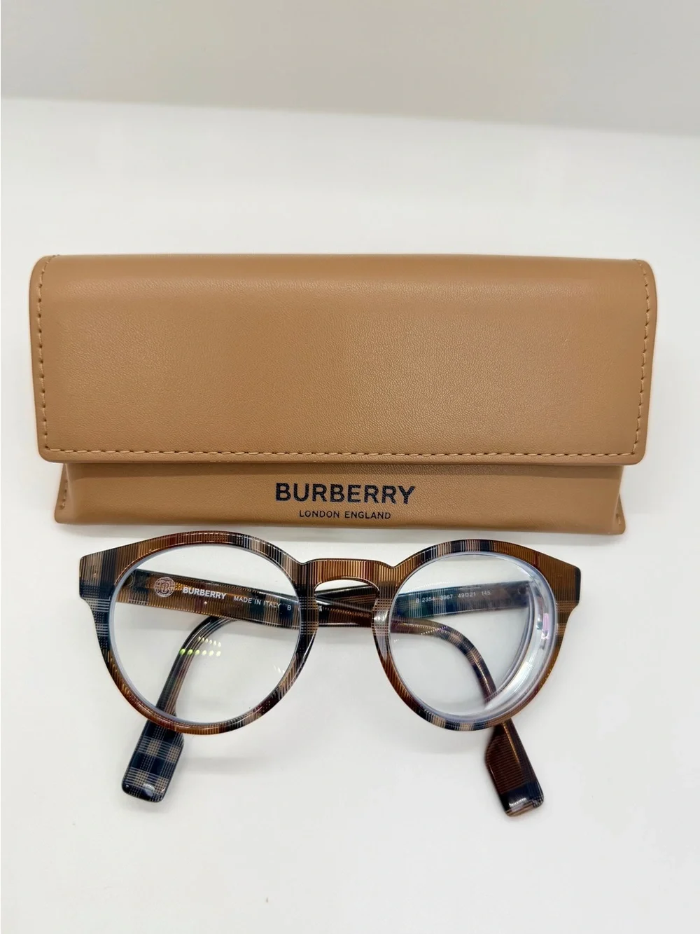 BURBERRY BE2354F 3991 Dark Havana 51-21-145mm Authentic Eyeglasses